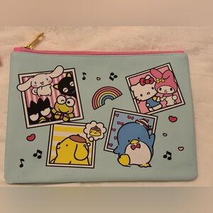 Light Green Hello Kitty and Friends Large Pencil Bag